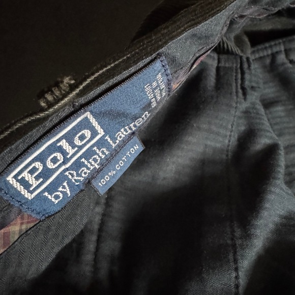 Polo by Ralph Lauren Men's Corduroy Trousers Dress Pants Adjustable‎ 36 / 32 - Picture 7 of 8